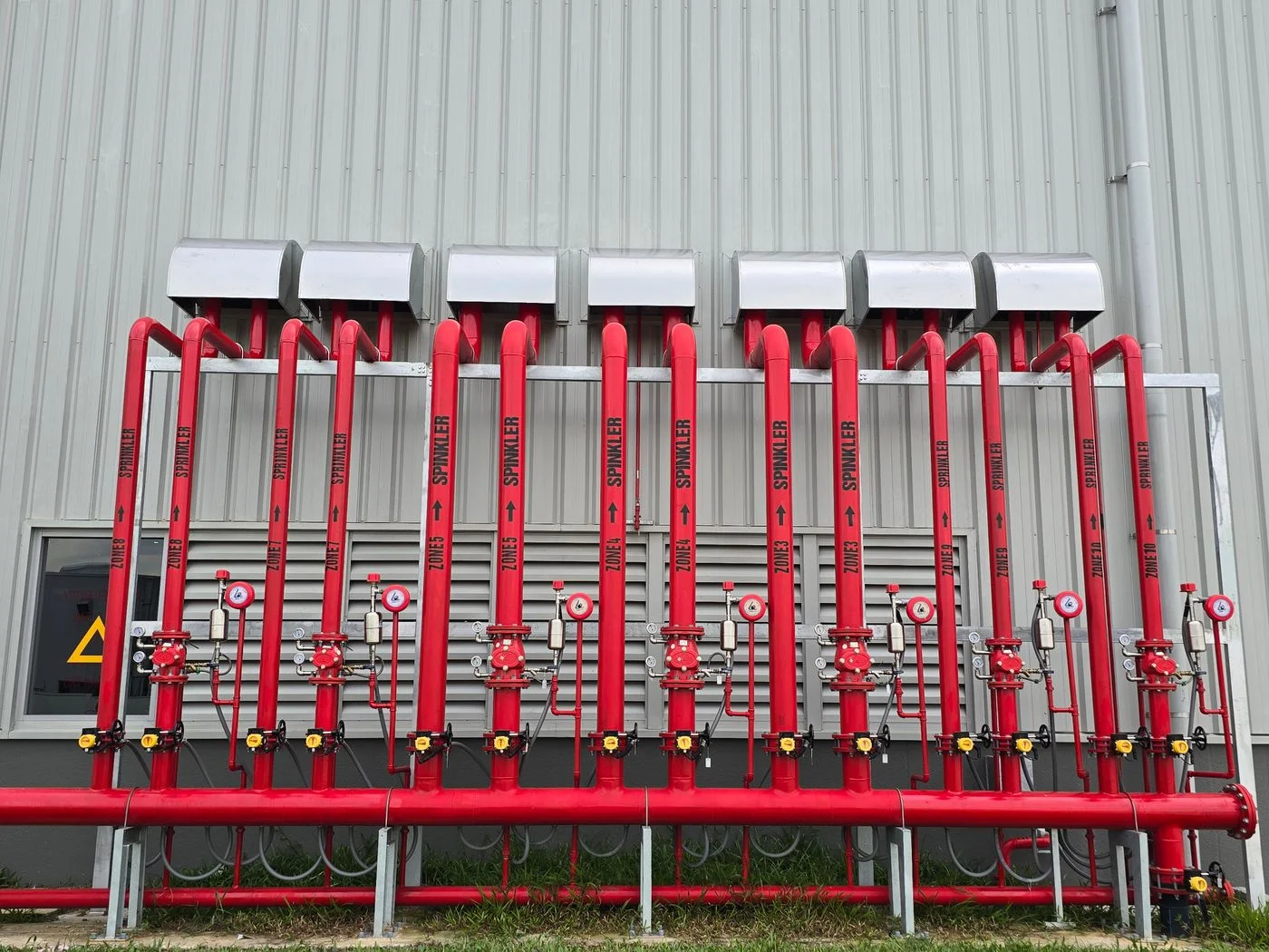Planning fire fighting systems as part of the facility